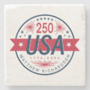 Search for america coasters Red white and blue
