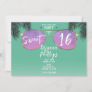 Search for pink and gold sweet 16 invitations Glam