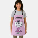 Search for comic art aprons Charlie brown