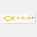 Search for follow jesus bumper stickers God