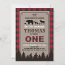 Search for flannel birthday invitations Forest