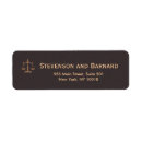 Search for justice return address labels Elegant