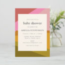 Search for pink and red baby shower invitations Modern