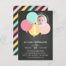 Search for chalkboard 1st birthday invitations Boy