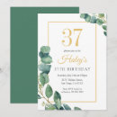 Search for 37th birthday invitations Modern