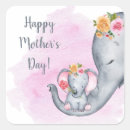 Search for mom and baby elephant stickers Floral
