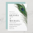Search for peacock feather wedding invitations Nature
