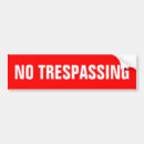 Search for trespassing Warning