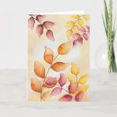 Search for fall leaves thanksgiving cards Watercolor