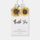 Search for sunflower thank you gift tags Floral