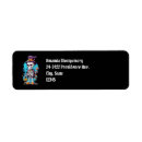 Search for cute skull return address labels Halloween