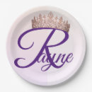 Search for princess crown plates Purple