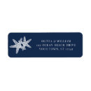 Search for starfish beach return address labels Navy blue