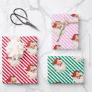 Search for retro santa wrapping paper Green