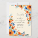 Search for cornflower wedding invitations Floral
