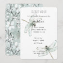 Search for dragonfly birthday invitations White