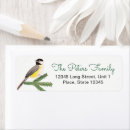 Search for chickadee bird return address labels Nature