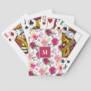 Search for floral playing cards Pink