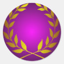 Search for laurel leaves stickers Purple
