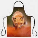 Search for beasts aprons Red