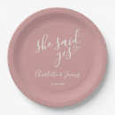 Search for she said yes plates Engagement party