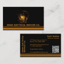 Search for electrical engineer business cards Bulb