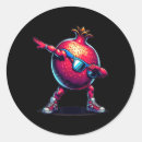Search for funny fruit stickers Dancing