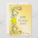 Search for yellow birthday invitations Colourful