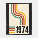 Search for 50th birthday blankets Retro