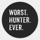 Search for funny deer hunting stickers Military