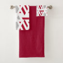 Search for grey and red bath towels Abstract