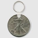 Search for silver coins key rings Money