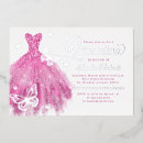 Search for hot pink quinceanera invitations Gold