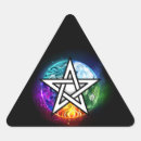 Search for wiccan symbols stickers Pentagram