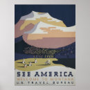 Search for art deco vintage vacation posters Design