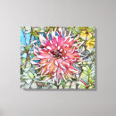 Search for dahlia canvas prints Nature