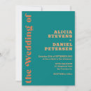 Search for colorful wedding invitations Vibrant