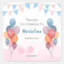 Search for birthday balloon stickers Thank you