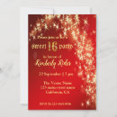 Search for retro star invitations Red