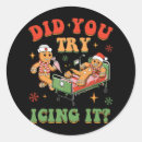Search for gingerbread stickers Retro