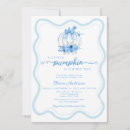 Search for blue pumpkin invitations Floral