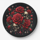 Search for skull and roses plates Floral