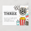 Search for film birthday invitations Movie night birthday party