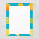 Search for lemon stationery paper Pattern
