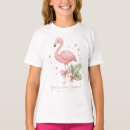 Search for flamingo girls tshirts Birthday