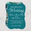 Search for pink and turquoise wedding invitations Elegant