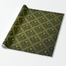 Search for olive wrapping paper Vintage