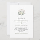 Search for simple floral invitations Greenery