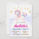 Search for unicorn 1st birthday invitations Party