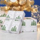 Search for pine tree wrapping paper Watercolor pine trees
